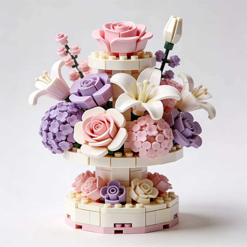 DIY Eternal Bloom Floral Display Building Set